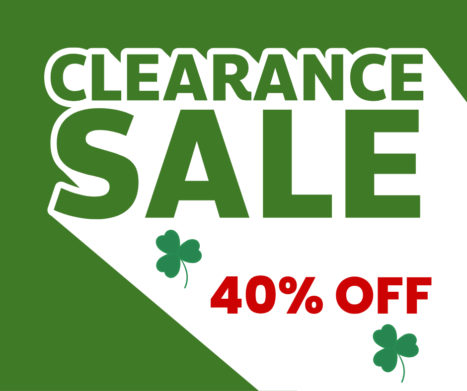 CLEARANCE SALE 40% OFF